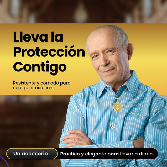 Collar San Benito Proteccion +CAJA DE REGALO