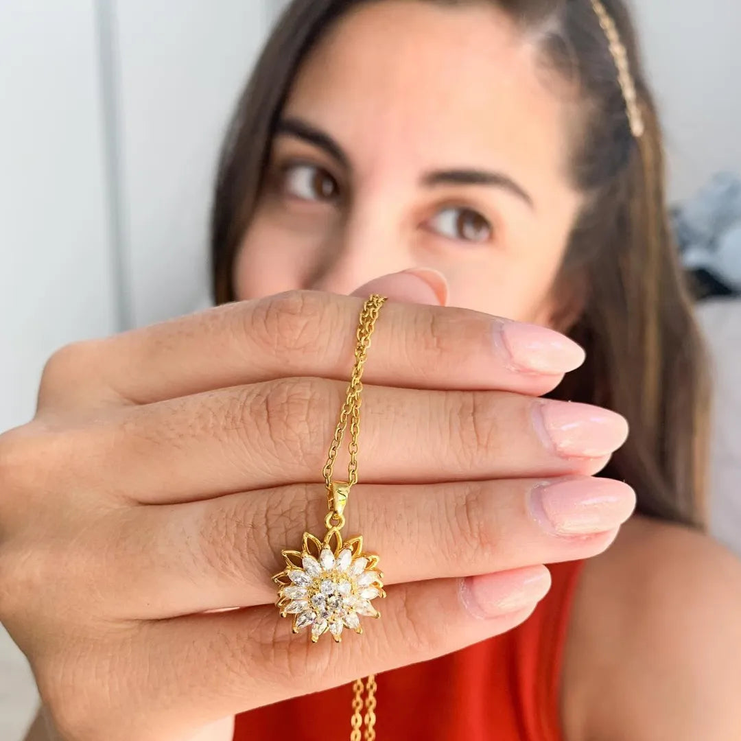 Collar Girasol Giratorio + CAJA GIRASOL