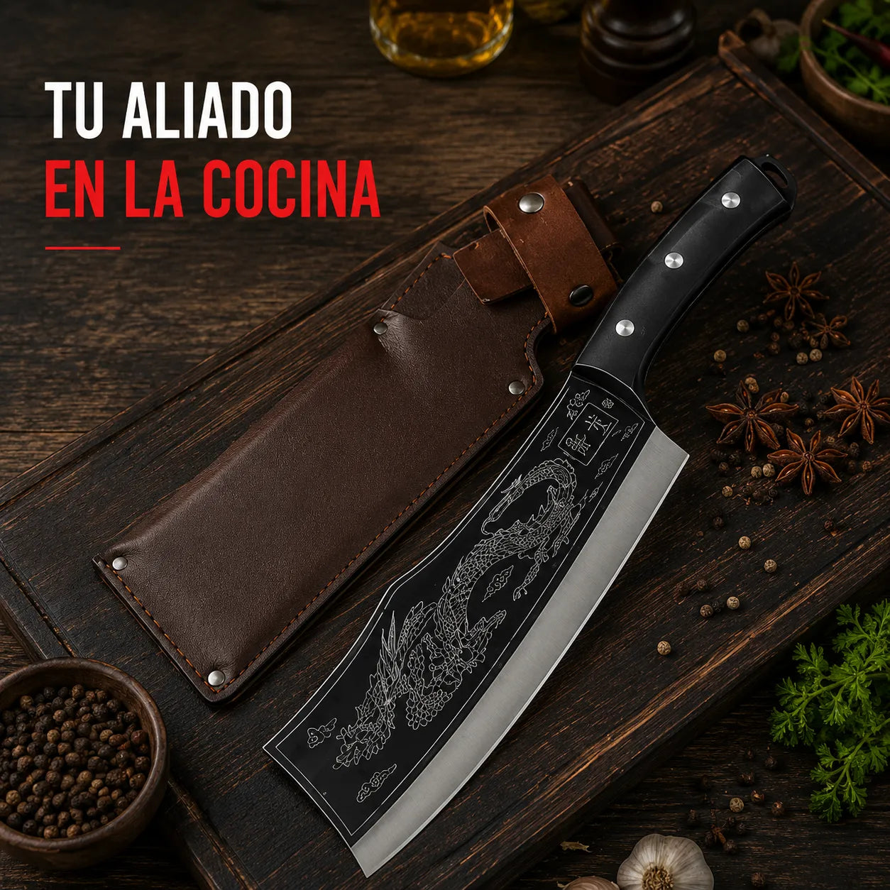🔪CutSamurai Pro™ Cuchillo Japonés de Filo Extremo 🥩✨