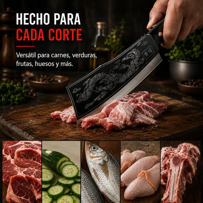 🔪CutSamurai Pro™ Cuchillo Japonés de Filo Extremo 🥩✨
