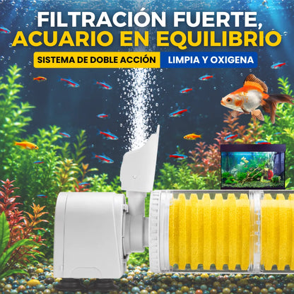 FreshTank Pro™ Filtro Ultrasilencioso y Purificador para Acuarios 💧✨