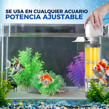 FreshTank Pro™ Filtro Ultrasilencioso y Purificador para Acuarios 💧✨