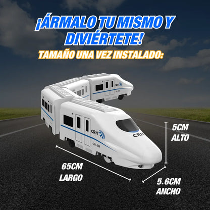 Tren Eléctrico Interactivo 4 Vagones UPSELL