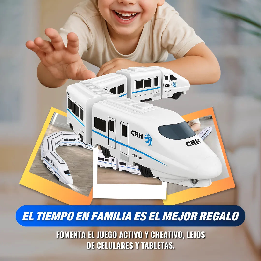 Tren Eléctrico Interactivo 4 Vagones