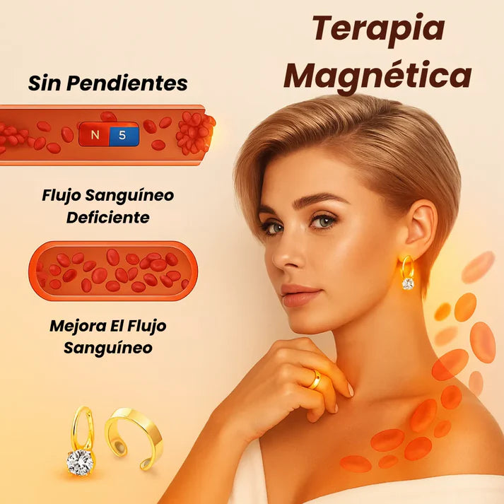 Par Pendientes de germanio con terapia magnética (descuento por tiempo limitado)